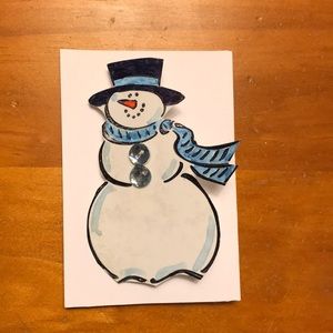Snowman Pin